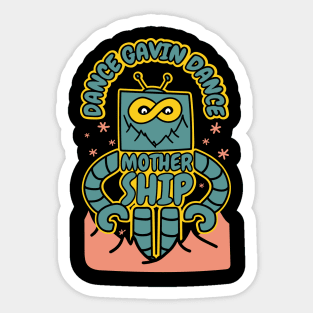 Vintage dance Sticker